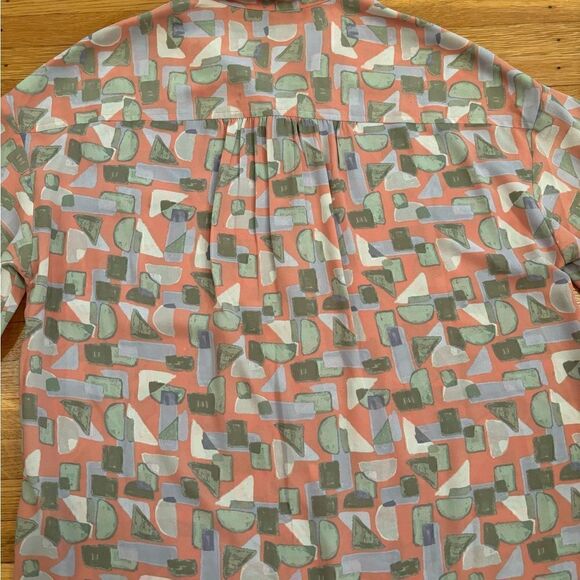 NYDJ patterned lightweight blouse - Picture 2 of 4